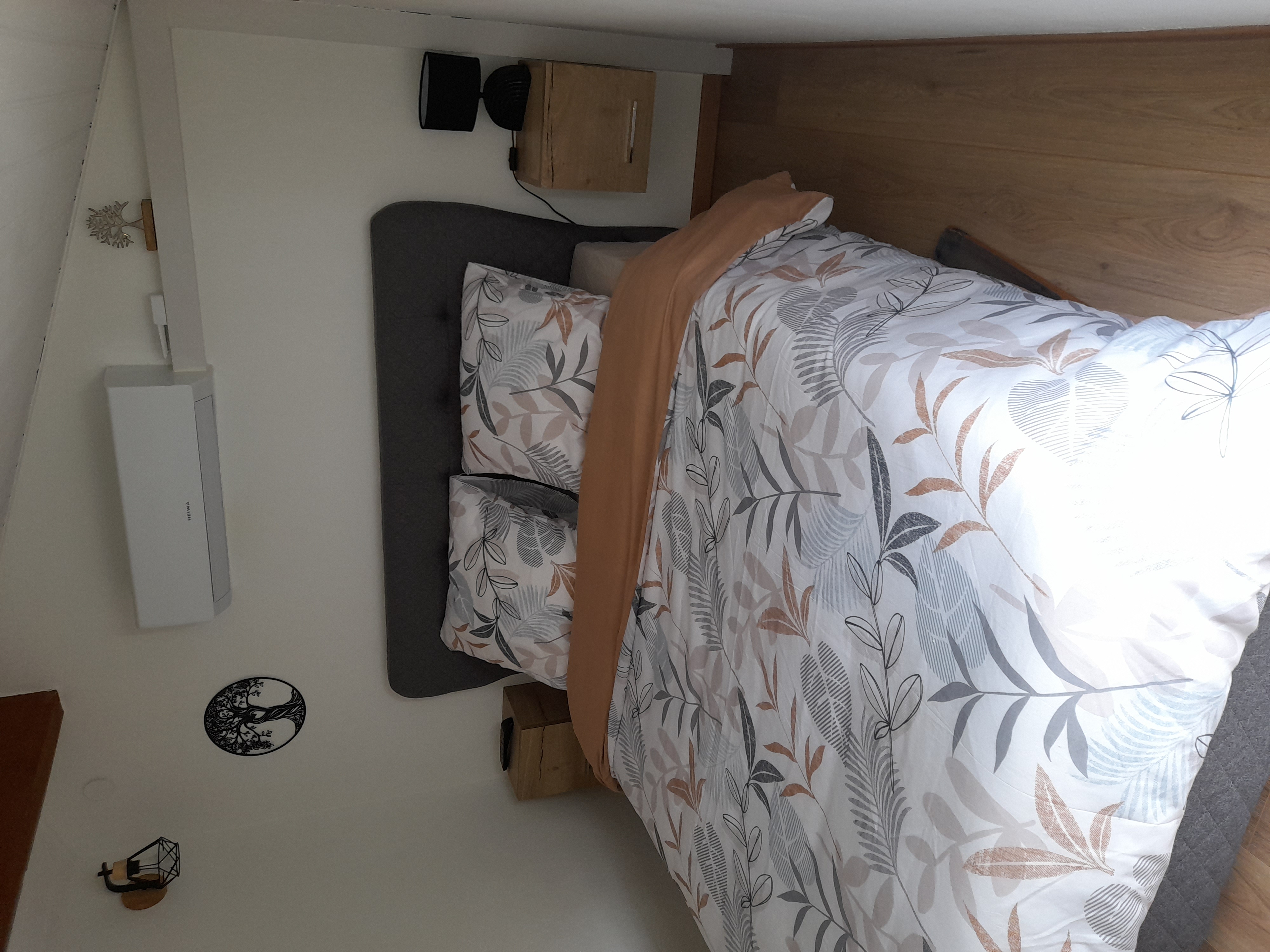 Chambre principale climatisée